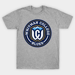 Blues - Whitman College Circle T-Shirt